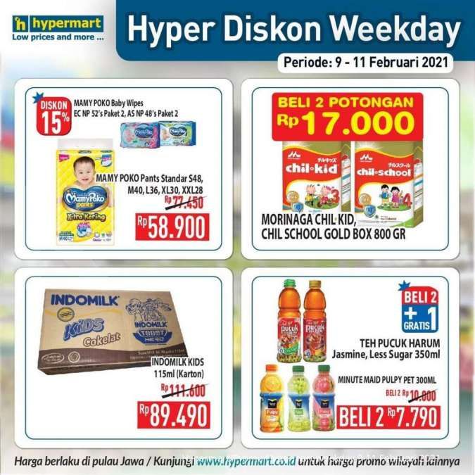 Promo Hypermart weekday 9-11 Februari 2021 