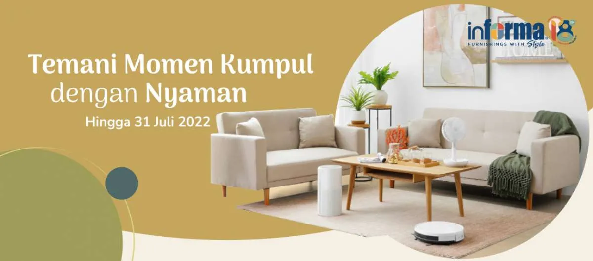 Katalog Promo Informa Juli 2022, Aneka Sofa Pilihan Mulai dari Rp 2 Jutaan!