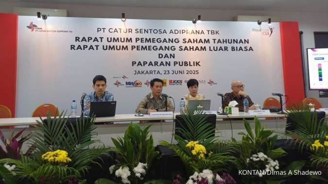 Catur Sentosa Adiprana (CSAP) Bagikan Dividen Tunai Rp 36,94 Miliar