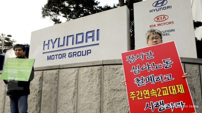 Won menguat, laba Hyundai terjerembab 5,5%