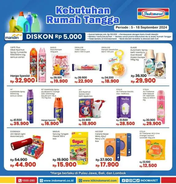 Promo Indomaret Super Hemat Periode 5-18 September 2024