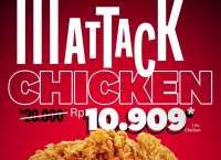 Promo KFC Attack Chicken Ada Lagi! 1 Ayam Cuma Rp 10.000-an Eksklusif 11 Juni 2025