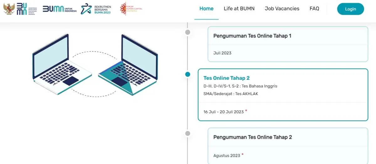 Cek Jadwal Tes Rekrutmen Bersama BUMN 2023 Tahap 2, Jangan Sampai Terlewat 