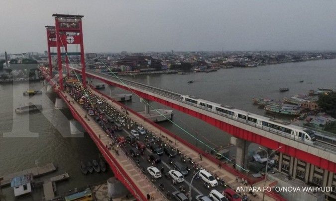 Dana proyek LRT Sumatera Selatan cair Rp 2,3 triliun, Waskita Karya akan bayar utang