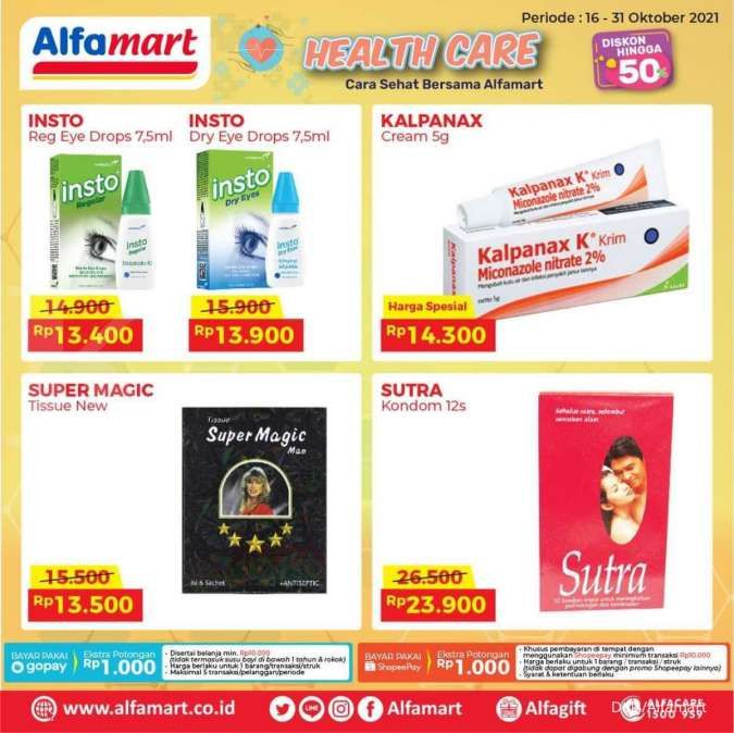 Promo Alfamart Health Care 16 Oktober-31 Oktober 2021
