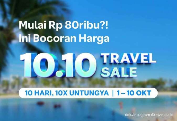 Hari Terakhir War Promo Traveloka 10.10! Terbang ke Mana Saja Lebih Hemat