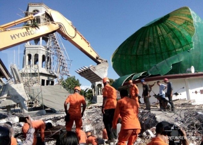 Korban meninggal akibat gempa Lombok 108 orang