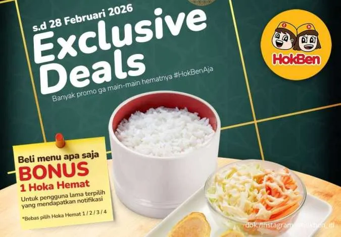 Promo Hoka Hemat Gratis Menanti, Begini Cara Dapatkan di HokBen Pakai SeaBank