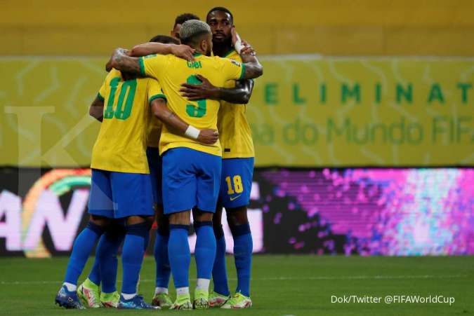 Hasil kualifikasi Piala Dunia 2022 Brasil vs Peru: Selecao tekuk 2-0 La Rojiblanca