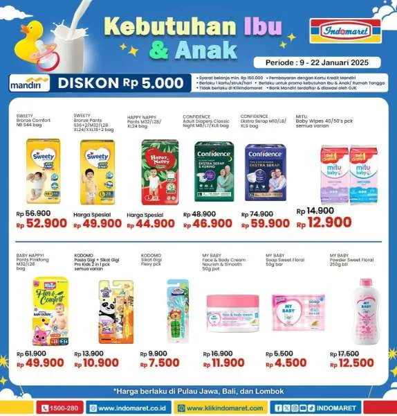 Promo Indomaret Super Hemat Periode 9-22 Januari 2025