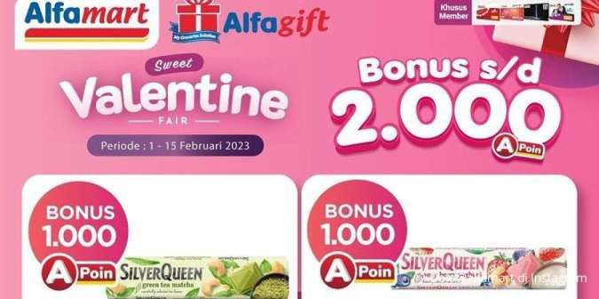 Promo Alfamart Spesial Valentine 14 Februari 2023, Ada Promo Menarik di Alfagift