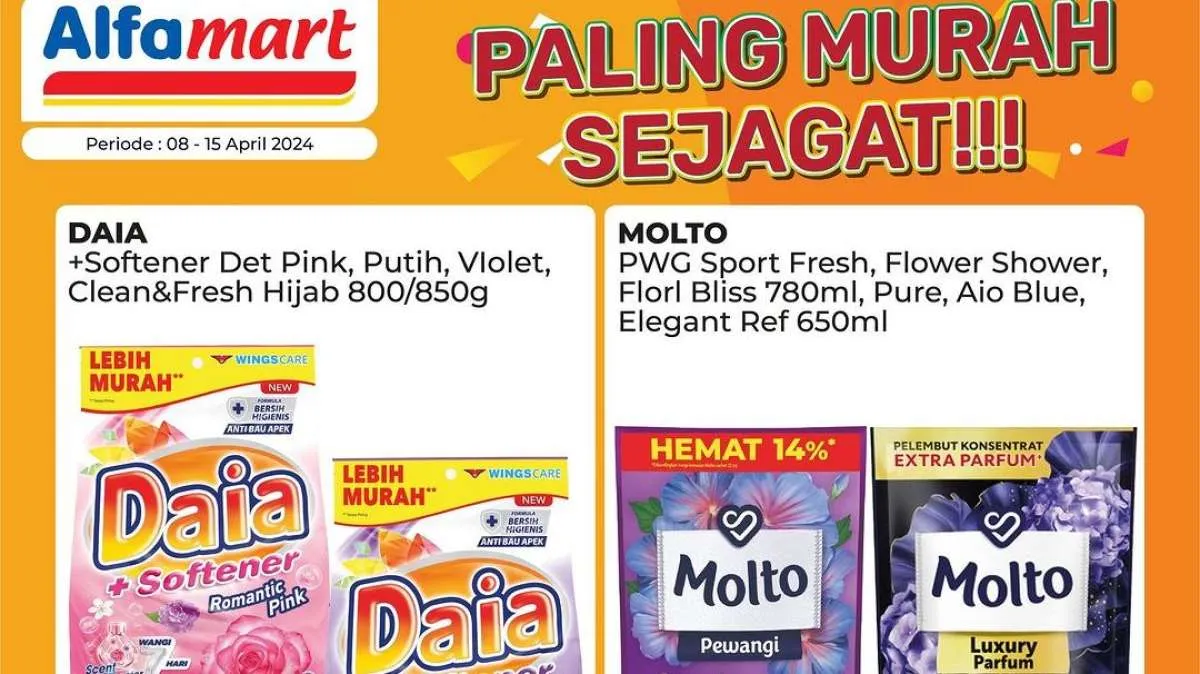 Promo Alfamart Paling Murah Sambut Lebaran, Inilah Potongan Harga Terbaru April 2024