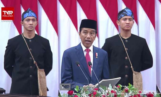 Ini Pidato Lengkap Presiden Jokowi Soal RUU APBN 2024 dan Nota Keuangan