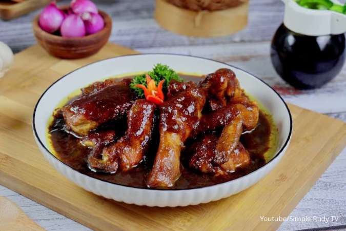 Resep Ayam Masak Kecap Simple, Kuah Manisnya Meresap Sempurna