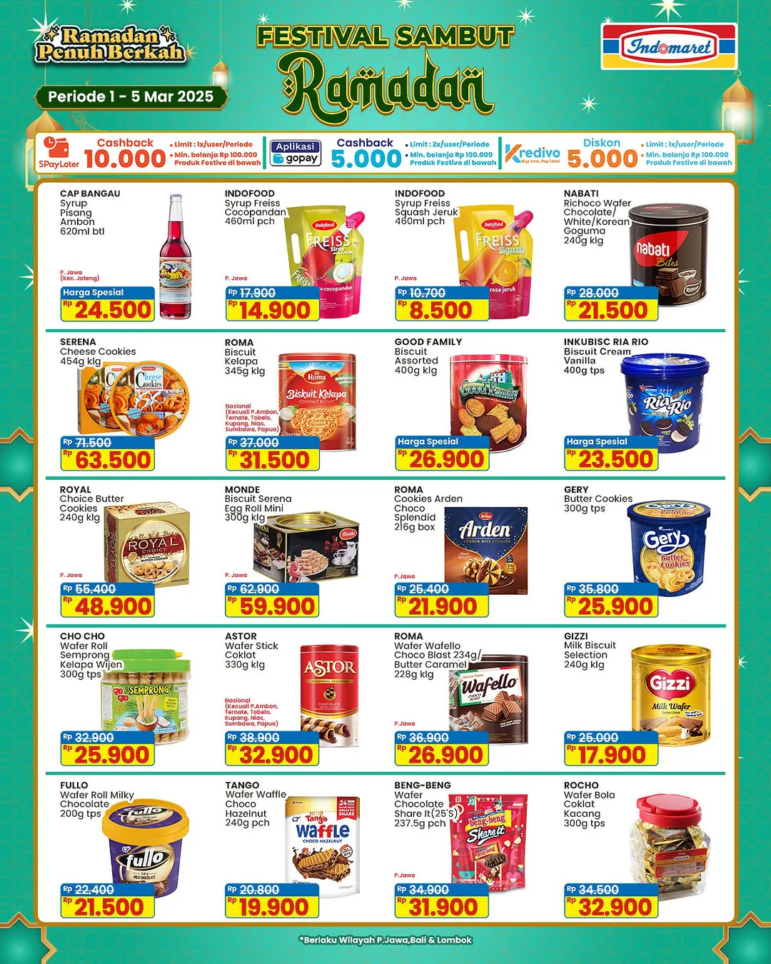 Promo Indomaret Sambut Ramadan Periode 1-15 Maret 2025