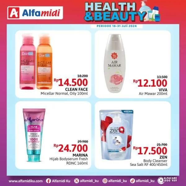 Promo Alfamidi Health & Beauty Periode 16-31 Juli 2024