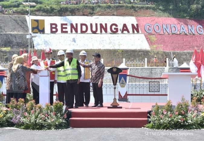 Jokowi resmikan bendungan Gondang di Karanganyar