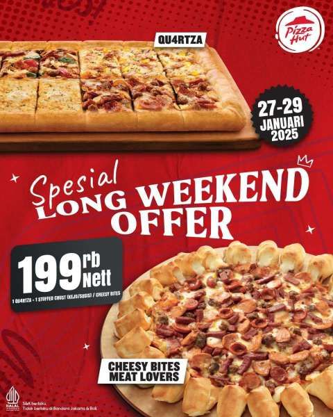 Promo Pizza Hut 27-29 Januari 2025