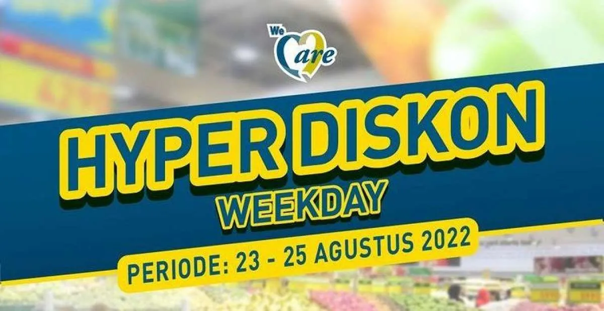 Promo Hypermart Berlaku 23-25 Agustus 2022, Belanja di Hyper Diskon Weekday