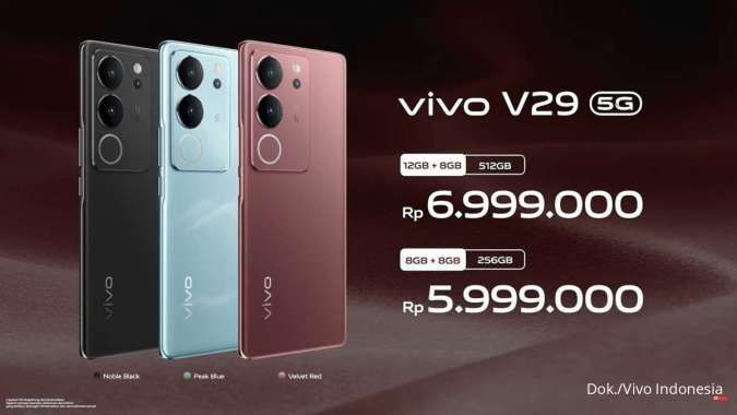 Daftar Harga HP Vivo V29 5G Indonesia Terbaru dan Spesifikasinya