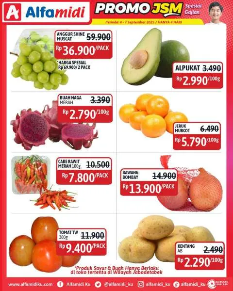 Promo JSM Alfamidi Hanya 4 Hari Periode 4-7 September 2025