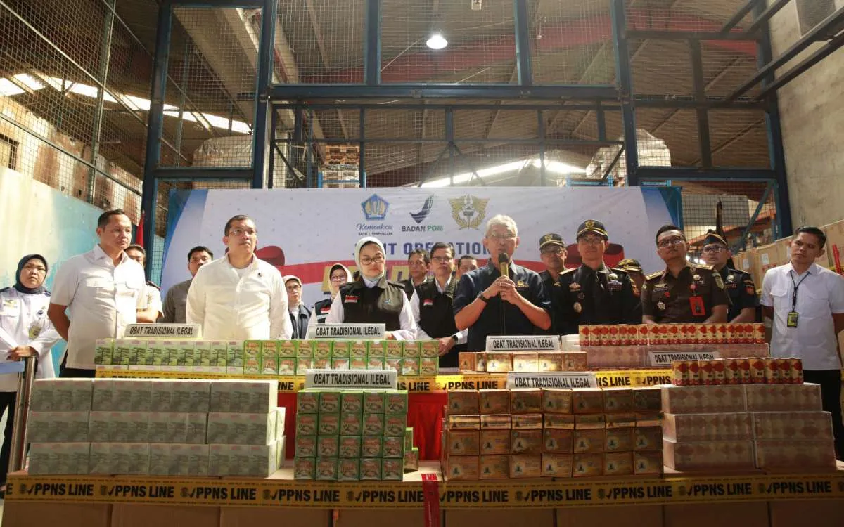 Bea Cukai dan BPOM Gagalkan Ekspor Obat Tradisional Ilegal Senilai Rp 4,1 Miliar