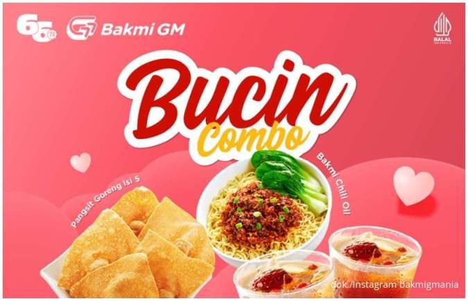 Promo Bakmi GM Bucin Combo 14-16 Februri 2025, Makan Berdua Hanya Rp 47.000-an