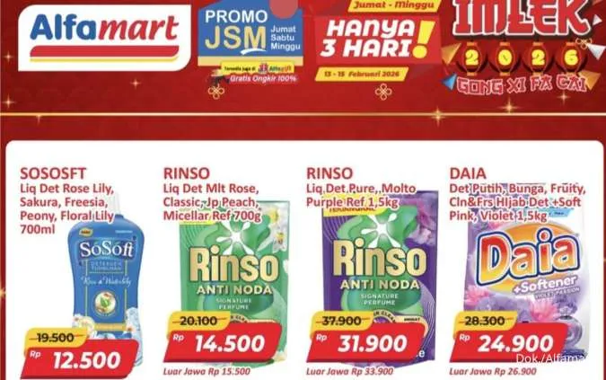 Katalog Promo JSM Alfamart Periode 13-15 Februari 2026, Spesial Imlek!