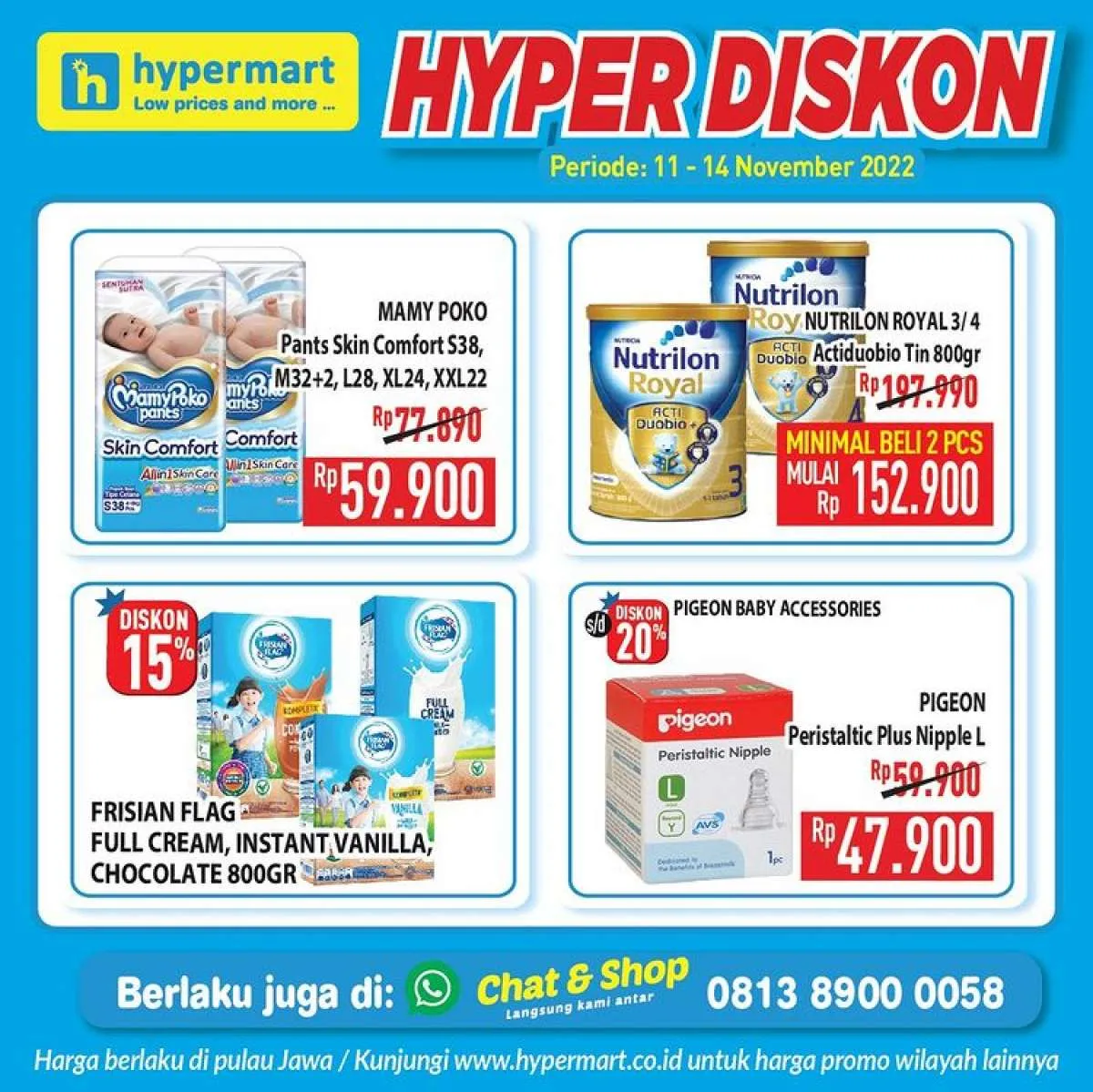 Katalog Promo Hypermart Hyper Diskon Weekend Periode 11-14 November 2022