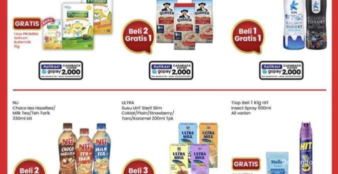 Promo Indomaret Beli 1 Gratis 1 dan Beli 2 Gratis 1, Berlaku sampai 30 Oktober 2024