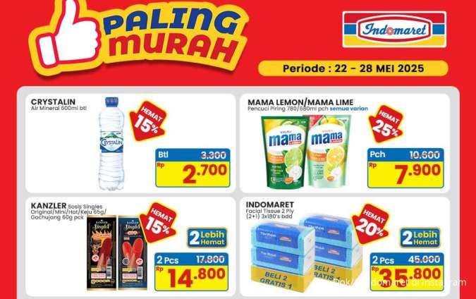 Promo Indomaret Weekend Bulan Mei 2025, Potongan Harga untuk Mama Lemon dan Kanzler