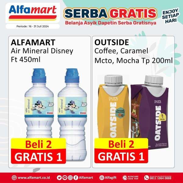 Promo Alfamart Serba Gratis 16-31 Juli 2024