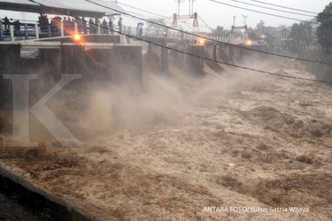 Bendung Katulampa siaga I, sejumlah titik di Kota Bogor banjir