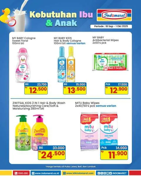 Promo Indomaret Super Hemat Periode 18 September-1 Oktober 2025