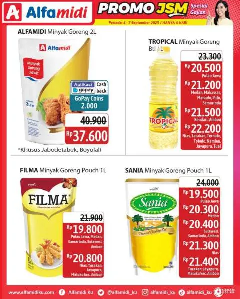 Promo JSM Alfamidi Hanya 4 Hari Periode 4-7 September 2025