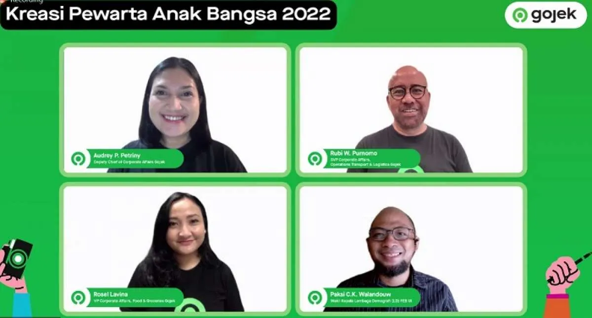 Kompetisi Kreasi Pewarta Anak Bangsa 2022 Gojek Dimulai