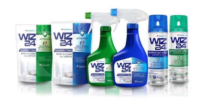 Wings Group meluncurkan disinfektan WIZ24 guna melengkapi lini produk anti bakteri