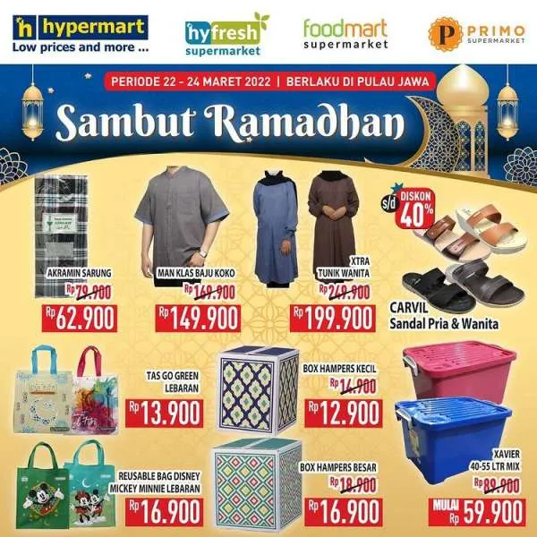 Promo Hypermart Sambut Ramadhan 22-24 Maret 2022