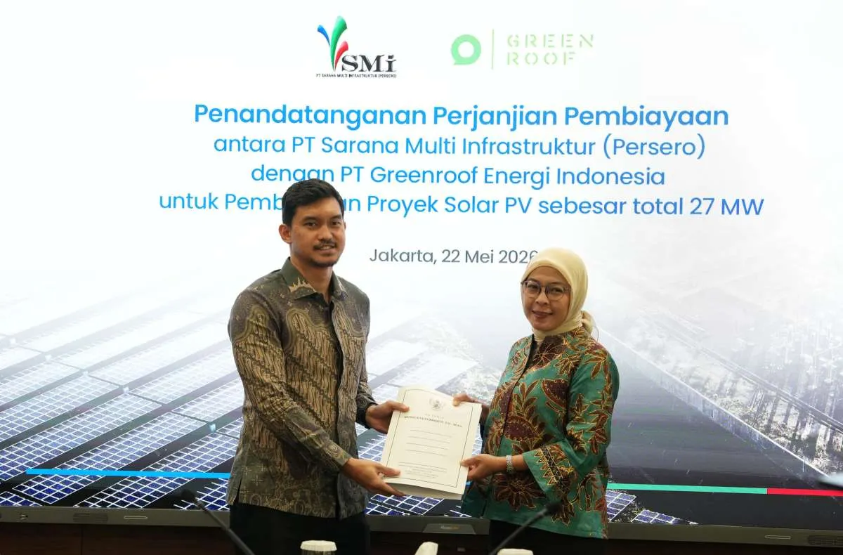 PT SMI dan GREI Teken Perjanjian Pembiayaan Rp 125 Miliar untuk Pengembangan PLTS