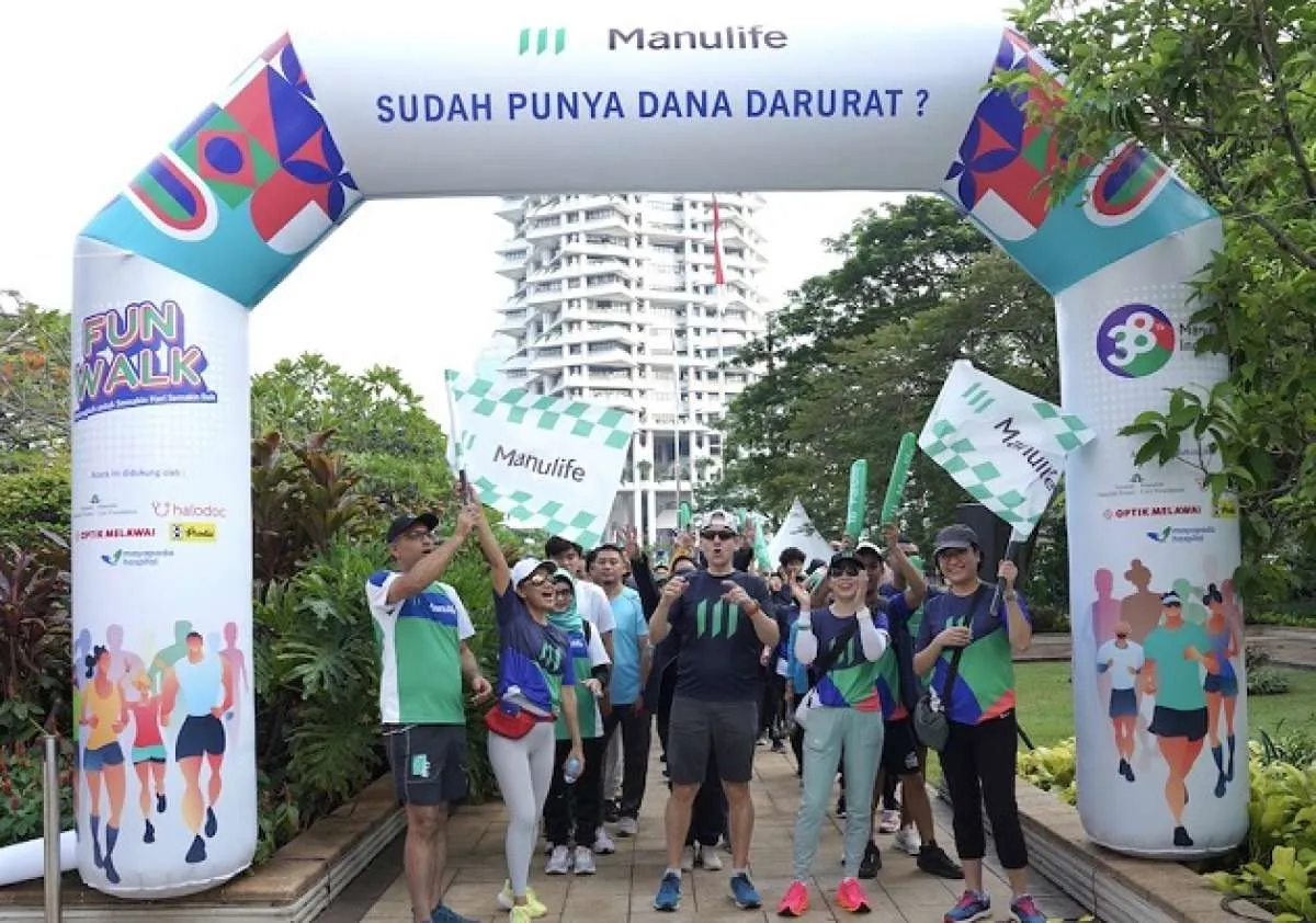 Manulife Gelar Acara Fun Walk Semakin Hari Semakin Baik