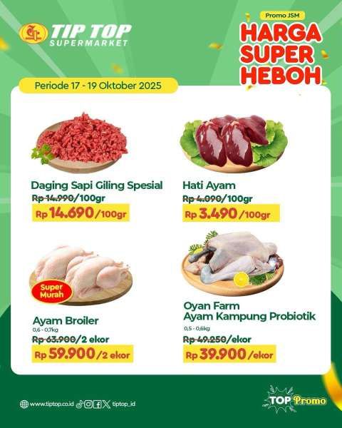 Promo JSM Tip Top 17-19 Oktober 2025