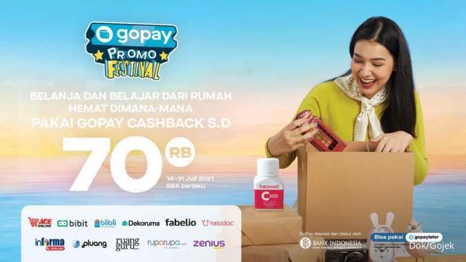 Kebutuhan Tetap Aman, Belanja dari Rumah Bisa Dapat Cashback GoPay