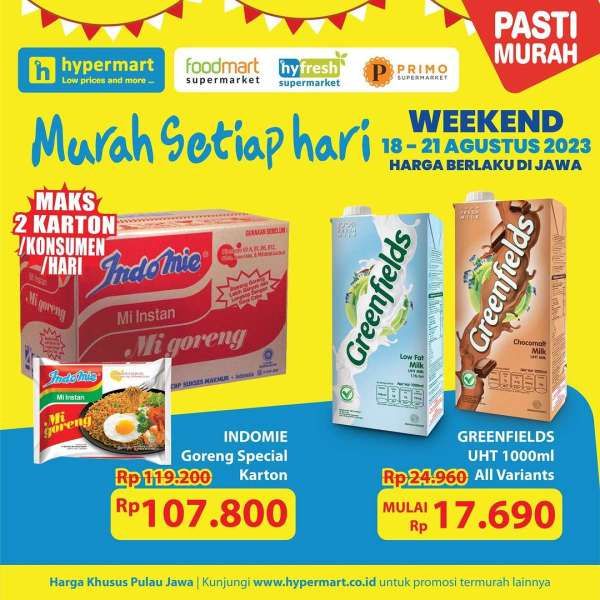 Katalog Promo JSM Hypermart Terbaru 18-21 Agustus 2023