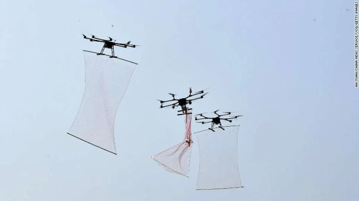 China kembangkan drone pemburu seperti Spiderman