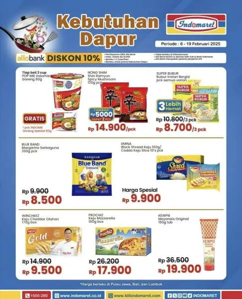 Promo Indomaret Super Hemat Periode 6-19 Februari 2025