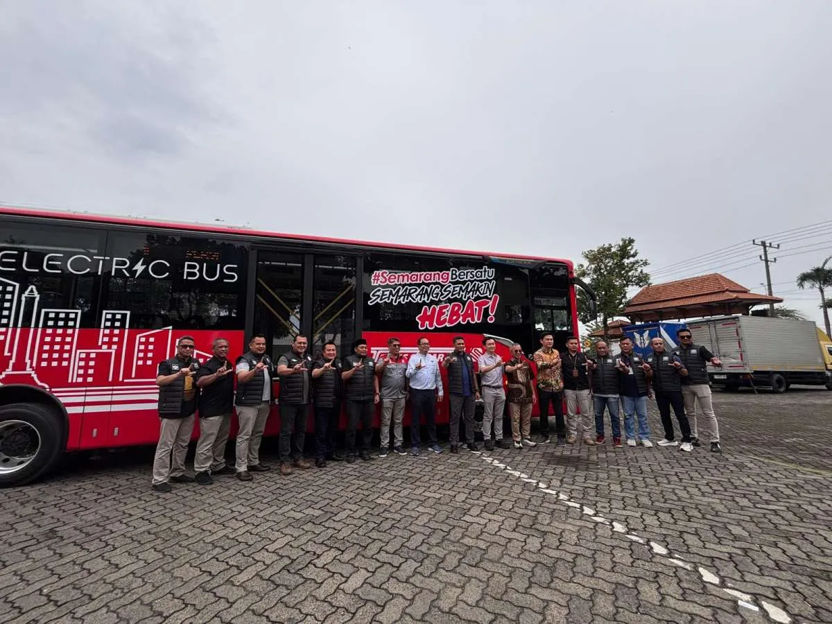 Gandeng Karoseri Laksana, VKTR Uji Coba Bus Listrik di Semarang