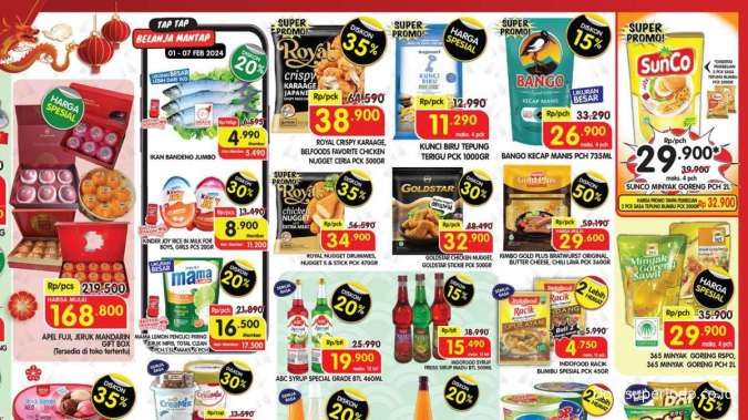 Promo JSM Superindo Berakhir Hari Ini Minggu 4 Februari 2024, Diskon di Awal Bulan