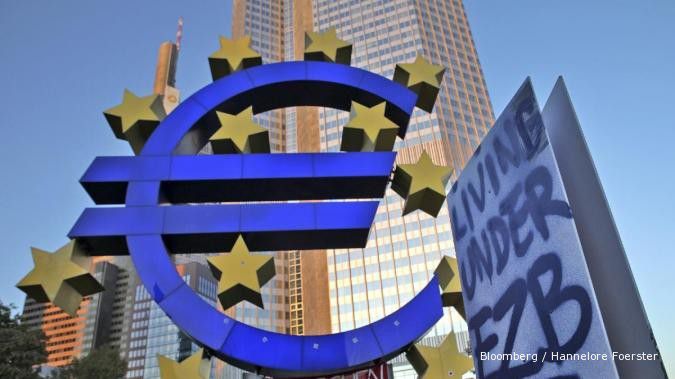 Bank menarik € 530 miliar dari ECB