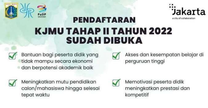 Asik! Pendaftaran KJMU Tahap 2 Tahun 2022 Dibuka, Ini Syarat dan Cara Daftarnya