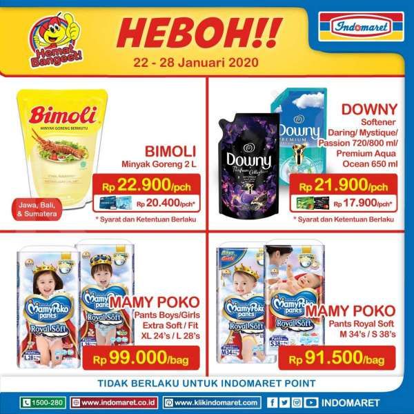Promo Indomaret Harga Heboh 22-28 Januari 2020